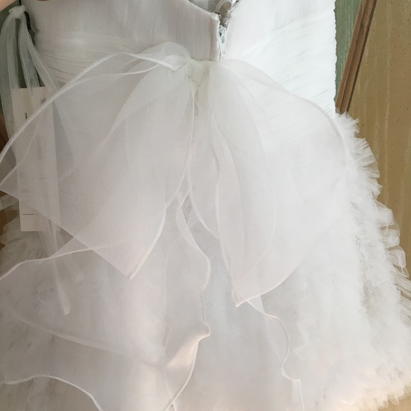 SHERRI HILL White Cocktail/Prom Dress - Picture 4 of 6